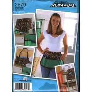 2679 Simplicity Pattern Home Decor Sewing Accessories Tote Apron Covers OOP Sew